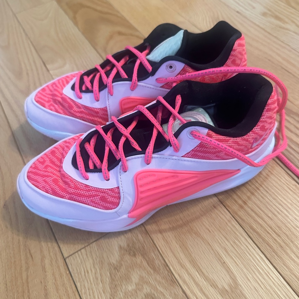 Nike KD Black and Pink Athletic Shoes